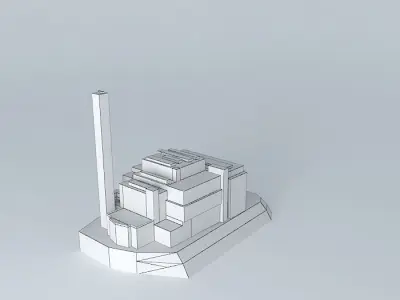 Pingtung Kanding waste incineration plants Free 3D model