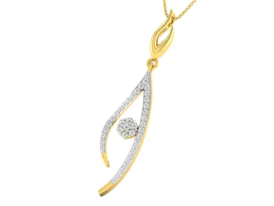 eye of the angle design earring pendent set 3D print model
