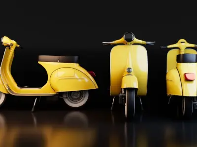 Scooters 3D model