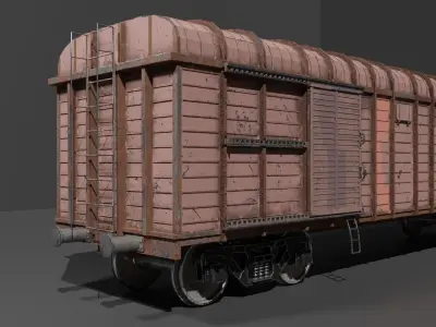 Train Carriage Free 3D model