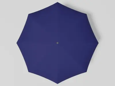 Folding umbrella Navy Free 3D model