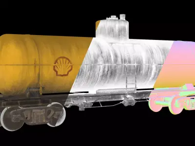 Train Tanker 3D model