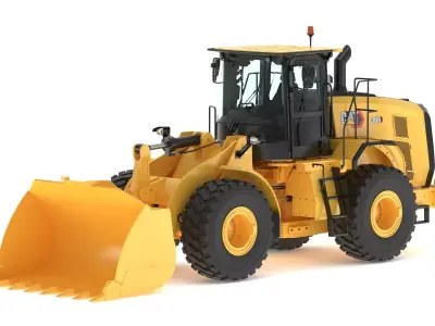 Wheel Loader Medium 966 3D model