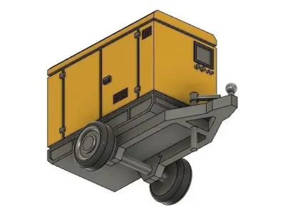 Mobile welding generator 3D print model