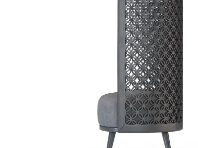 ARABESQUE MODERN HIGH BACK 3D model