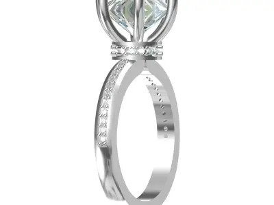 Wedding Ring  3D print model 358