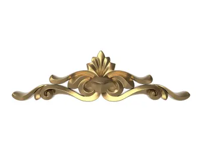 decorative pattern ready for 3D printing 3D model