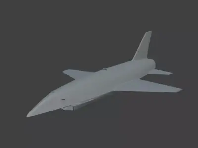 Anduril YFQ-44 3D print model