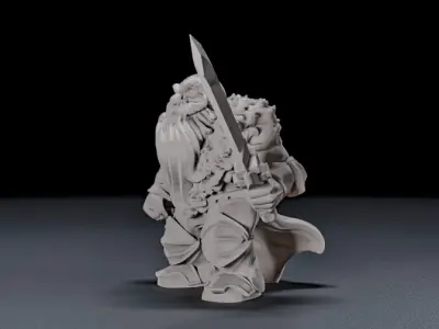warrior goblin 3 3D print model