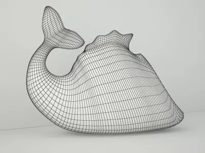 Gurgling Bronze Fish 3D model
