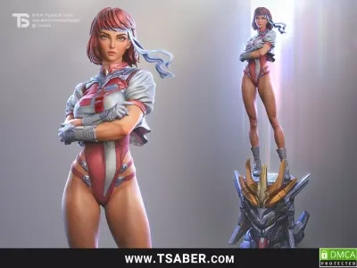Noriko - Gunbuster 3D print model