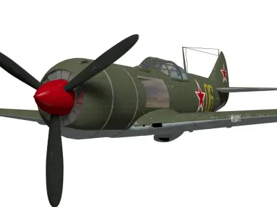 Lavochkin La-7 3D model buy