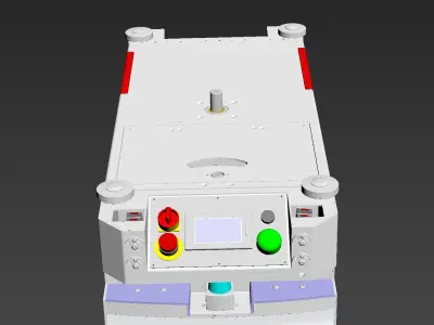 AGV carrier car 3D model