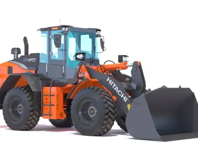 Wheel loader Hitachi ZW180-7 3D model