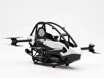 Jetson ONE Personal eVTOL Low-poly 3D model