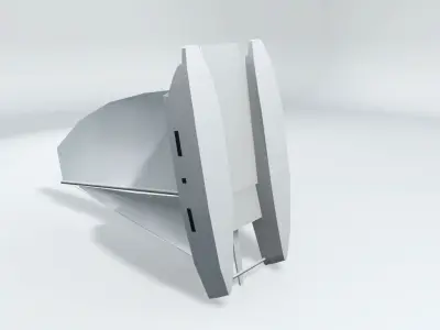 Catamaran Sail Boat LOWEST Low-poly 3D model