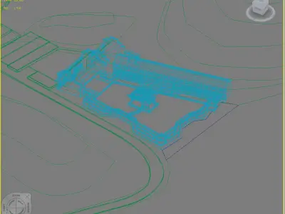 Chinese Style Architecture 3D model 19