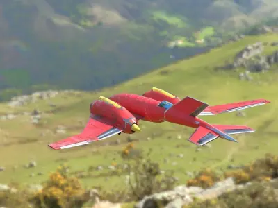 airspeed aircraft 3D model
