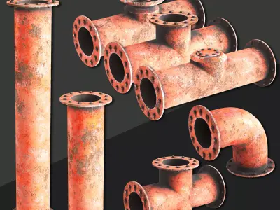 Pipes - Industrial Collection 3D model