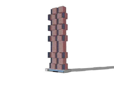 Commercial high-rise  05 3D model