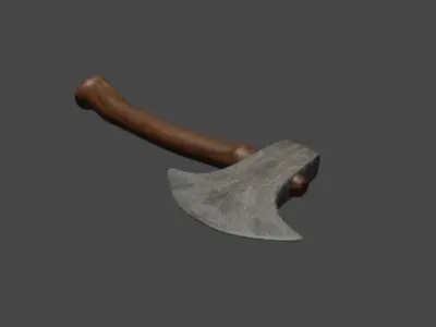 Survival Axe  Free low-poly 3D model