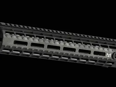 Aero Precision Ar15 Enhanced M-Lok Handguard Gen 2 Low-poly 3D model