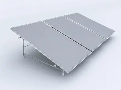 3D Solar Panel Model Low-poly 3D model