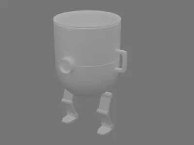 Cup Robot 3D model