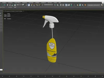 Shoe Protector Spray Unbranded Low-poly 3D model