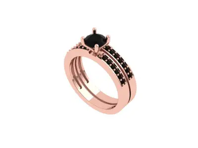 Wedding Ring  3D print model 313