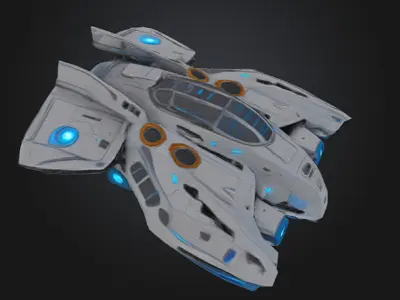 sci-fi SpaceShip 3D print model buy