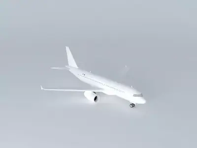 a320 airplane Free 3D model purchase