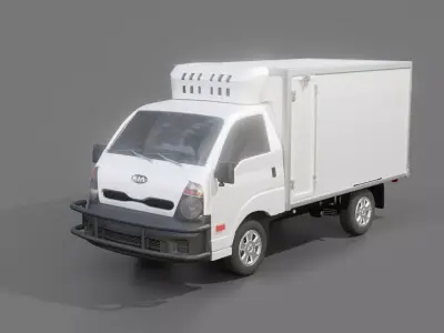 Kia K2700 Sebenza Box Truck 3D model