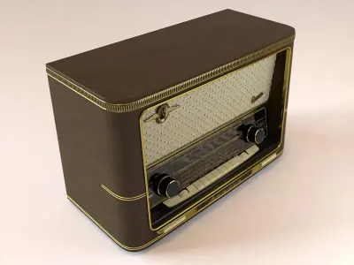 Vintage Radio Graetz Musica 3D model