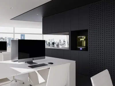 office interior 3D model 9