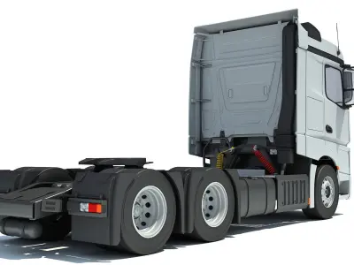 Generic Semi Truck 3D model order