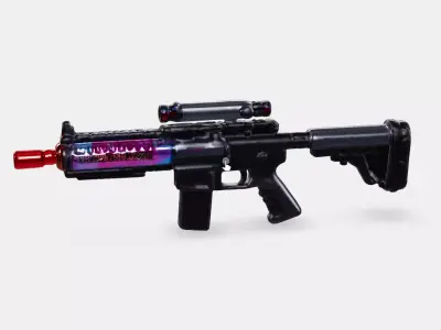 HeavyPlasmaRifle Low-poly 3D model