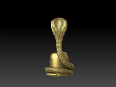 SHIVLING AND NAG 3D print model