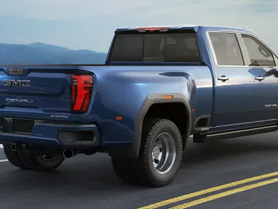 Pick-up Sierra 3500HD Dually Denali Ultimate 2024 3D model
