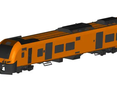 Train 3D model 8