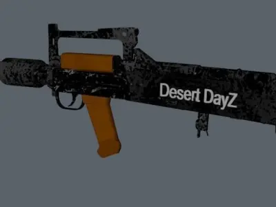 OC-14 Assault Rifle 3D model Low-poly 3D model
