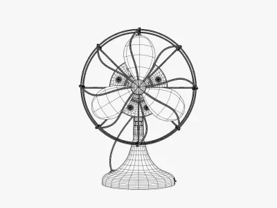 Vintage Fan 3D model