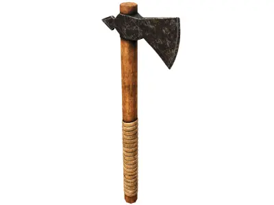 Medieval Ax  Low-poly 3D model