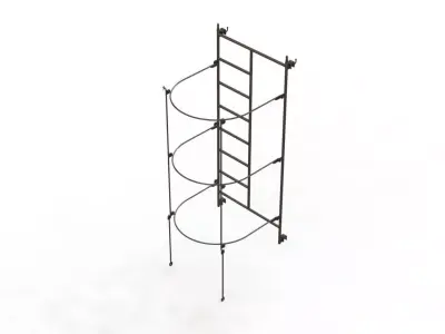 Escada Marinheiro Mills TS 11-B Sailor Ladder 3D model