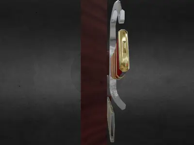Custom Polish Saber Low-poly 3D model