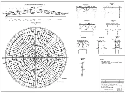 Roof structure tank Free 3D model