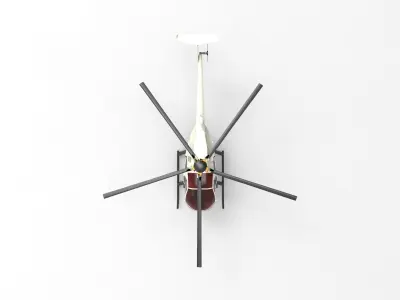 Helicopter MD500 3D model by Hafcoy