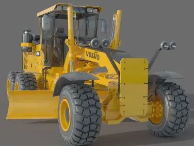 Volvo G940 Grader 3D model