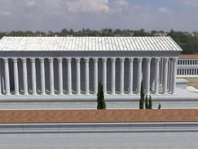 Greek Temple 3D model buy