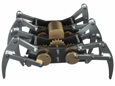 Spider Robot 3D model get